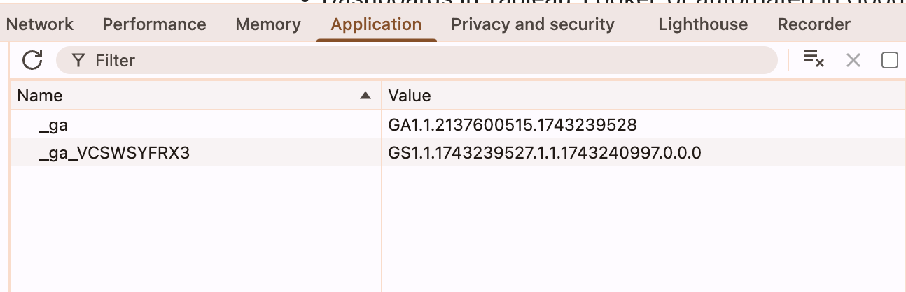 Google Analytics _ga Cookie