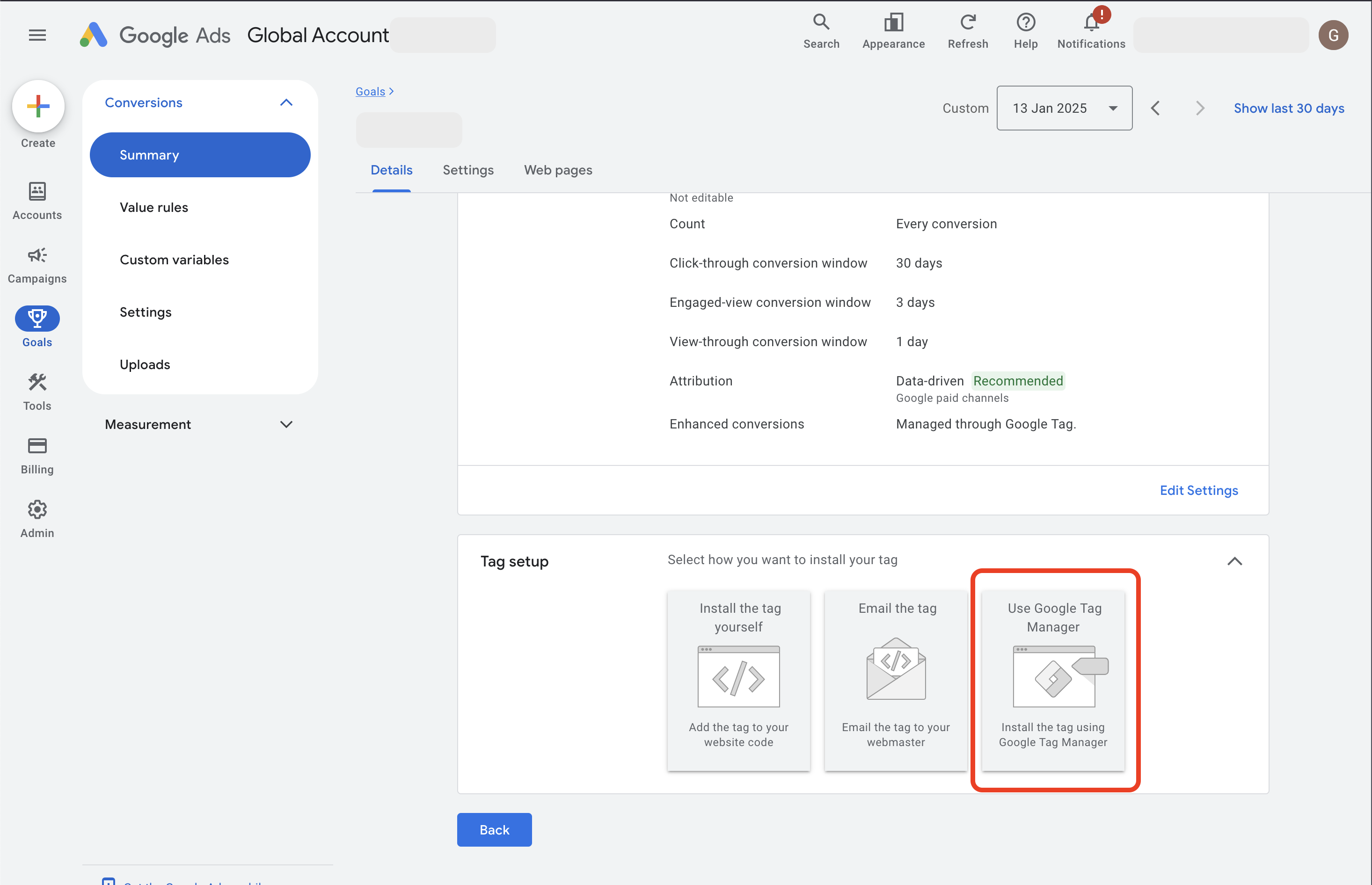 Google Ads Conversion Tracking Tag